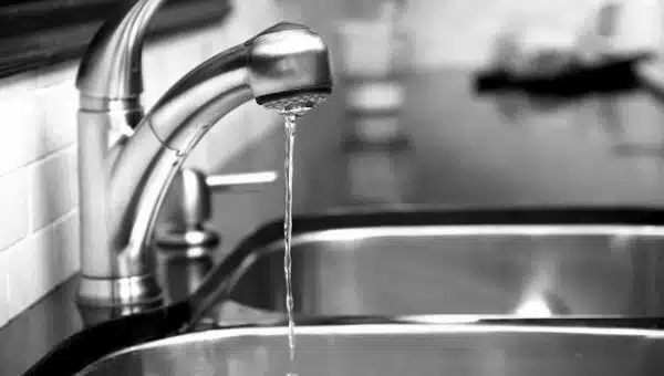 low water pressure at kitchen sink