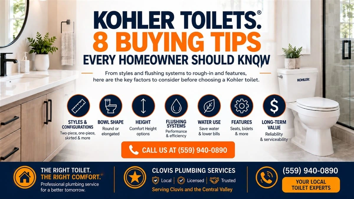 8 Kohler toilets buying tips every homeowner should know