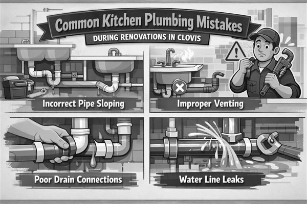 common kitchen plumbing mistakes renovations clovis ca