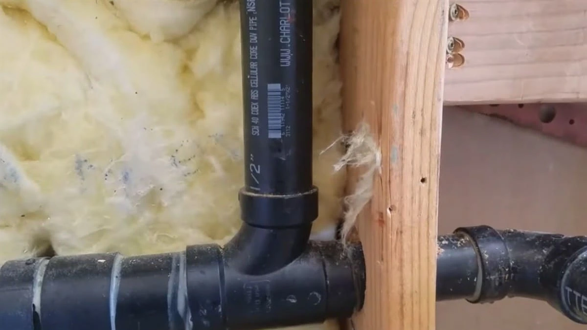 Wet bar plumbing drain and vent installation in Clovis CA